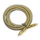 TOSLINK OD7.0 Woven Rope Plated Gold ports Digital Cable High Resolution For Audiophile Amplifier TV 1.8M 3M 5M