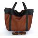 Factory Price Real Leather Lady Brown Tote Shoulder Bag #2734