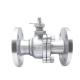 Customized Request Flange Connection CF8m CF8 Stainless Steel 2PC Ball Valve PTFE Seat