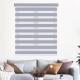Indoor Horizontal Zebra Blind Curtain Double Layer For Living Room