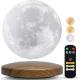 Remote Control Magnetic Levitation Lamp 3D Floating Moon Night Light With 3 Colors