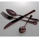 Newto Stainless steel colorful cutlery/ coffee color flatware/wedding cutlery