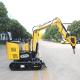 Electric Engine Small Digger Road Construction Lithium Crawler Mini Excavator With Cab