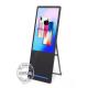 43in WiFi Floor Standing foldable kiosk With Decorative Lights