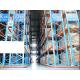 Custom Very Narrow Aisle VNA Pallet Racking System 50mm Pitch