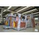 Digital Printing Inflatable Jumping Castle / Blow Up Guard Themed Fun City