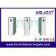 Access Control Flap Barrier Half Height Turnstile Stainless Steel For School