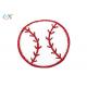 Fashionable Size Custom Baseball Patches Embroidery For T Shirt Logo