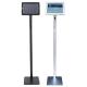 Floor Standing Anti Theft Display Stand Tablet Security Holder Snap Open Aluminum Alloy