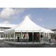 Hexagon Clear Span Pagoda Canopy Party Tent , Clear Span Steel Buildings