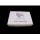 Gold Stamping Spot UV Folding Gift Box Eco - friendly White Cardboard Flip Top