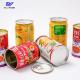 Customized Fruit Tin Can D53*133mm D53*145mm D53*163mm D65*113mm 250ml 280ml 310ml 330ml ISO9001 SGS