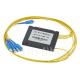 SC Single Mode 1x4 Fiber PLC Splitter Splice Pigtailed ABS Module