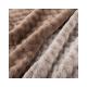 Customized Color Soft Brushed Faux Rabbit Fur Fabric for Garment/Home Textile/Slipper