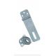 Silvery Corner Hasp And Staple , Swivel Hasp And Staple Exterior Applications