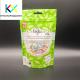 Digital Printing Snacks Pouch Packaging Customizable Stand Up Plastic Bags With Clear Window