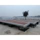 Durable Sliver Aluminum Alloy Floating Docks For Waterfront Engineering Marina Floating Pontoon