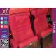 Fabric Cushion Spring Recovery Movie Theater Chairs PU Foam For IMAX Theater