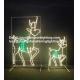 led reindeer outdoor christmas decorations