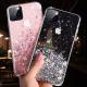 Solid Color TPU Cover Cell Transparent Glitter Epoxy Phone Case for iPhone 11 Pro Max