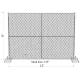temporary chain link fence for sale 8'x12'