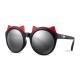 Kids Girl PEI Sunglasses TAC Polarized Len Ultra Lightweight Black White Pink Plastic Frames