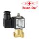 2 / 3 RSW brass 3-way solenoid valve direct acting normally closed NC 1 / 8    DC24V 12V