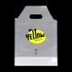 plastic die cut handle for coffee  milk tea drinking juice take-out poly packaging bag