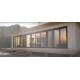 Foldable Insulated Shipping Home with Glass Wool/Rock Wool/PU, ≥80% Heat Insulation