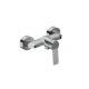 Chrome Plated Single Lever Mixer Tap For Shower Wall Mounted 1/2 Inch Outlet