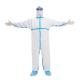 55-70gsm Disposable Protective Coverall , M-4XL White Disposable Microporous