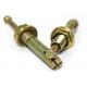 Flange Head Hex Bolt Sleeve Anchor , Yellow Zinc Plated Concrete Sleeve Anchors