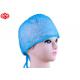 Disposable Blue 30gsm PP Medical Head Cap For Doctor