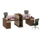 modern wood 2 seater office workstaion table office furniture
