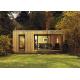 CFC Board Ceiling Prefab Garden Studio Wooden House Kit With WPC Wall Cladding