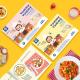 Kids Cooking Menu Book Toddlers Coloring Book For Learning Cooking