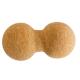 Portable Natural Cork Peanut Roller Yoga Massage Balls For Back Muscles