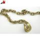 Tie Down G80 Binder Lifting Chain With Bent Grab Hook