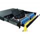 Slidable rack mounted fiber optical patch panel
