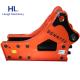 HL75 6 Ton Soosan Heavy Excavator Hydraulic Breaker Jack Hammer Top Type Less Failure