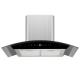 Electric Stainless Steel Glass Arc Chimney Range Hood Low Noise App Controlled