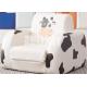 USIT Lovely Children's 2 In 1 Flip Open Foam Sofa With Cartoon Design