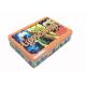 Embossed Lid Gift Tin Box Rectangle Shaped For Halloween Holiday