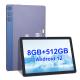 C idea SIM Support 8GB RAM 512GB 10 Inch Tablet PC with Keyboard for Students CM8500