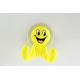 Custom made Yellow self adhesive bathroom towel hooks no damage for wall