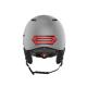 Protective PC EPS Grey Smart Motorcycle Helmets With Goggles