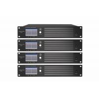 600W Network Audio Amplifier 4 Channel , High Power Mixer Amplifier Aluminum