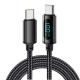Essager 2022  LED Digital Display Customised 1M 2M Cable OEM/ODM 27W 100W Fast Charging USB Cable For Mobile Phone