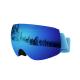 Magnetic Frameless Mirrored Ski Goggles With UV Protection Lens