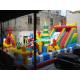 Commercial Large 0.55mm PVC Inflatable Giant Amusement Park Funcity Equipments For Kids Funny